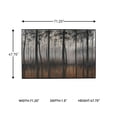 thumbnail image 2 of Ashley Philyra Wrapped Canvas Wall Painting in Black and Orange, 2 of 7