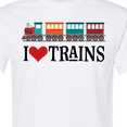 thumbnail image 4 of Inktastic I Love Trains T-Shirt, 4 of 5