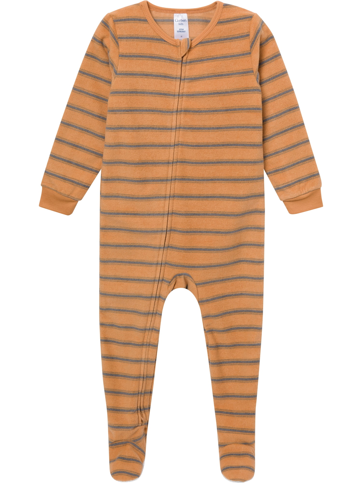 Gerber Baby and Toddler Neutral Microfleece 2-Way Zipper Blanket Sleeper Pajamas, 2-Pack, Sizes 0/3 Months - 5T