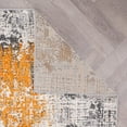 thumbnail image 4 of World Rug Gallery Geneva Contemporary Distressed Absract Area Rug - Multi 3'3"x5', 4 of 9