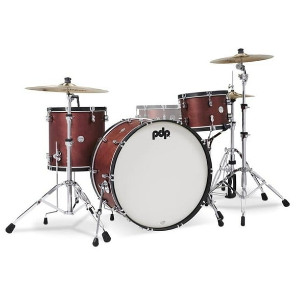 26 in. Kick Concept Maple Classic Shell Pack with Hoops, Ox Blood & Ebony
