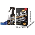 thumbnail image 3 of Headlight Cleaner and Restorer Kit Headlight Restoration Spray 2 to 3 Vehicle Treatments, 3 of 9