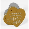 thumbnail image 3 of Inkdotpot Silver Foil Paper Hang Tag Thank You From The New Wedding Favor Tag 100 Pieces, 3 of 6
