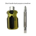 thumbnail image 4 of Interchangeable Slotted Screwdriver Mini Multifunction 2 in1 Slotted Cross Screwdriver Repair Tools Hand Tool 70mm, 4 of 8