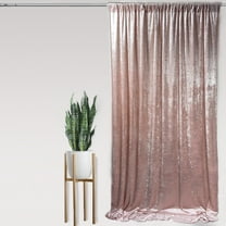 Your Chair Covers - Velvet 8 ft x 60 Inch Drape with 4 Inch Pocket Blush