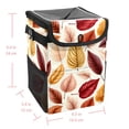 thumbnail image 5 of Thanksgiving Leaves Foldable Car Trash Can with Lid, Leak-proof Hanging Storage Bag - Trash Can for Car, Car Garbage Can, 5 of 6