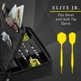 thumbnail image 2 of Casemaster Elite Jr Nylon Dart Case, Holds 6 Darts and Accessories, Black, 2 of 6