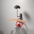 thumbnail image 4 of Motorcycle helmet rack with Coat Rack, helmet wall mount, with 2 Hooks For Coats, Caps, Helmet Football Baseb Hanger,, 4 of 7