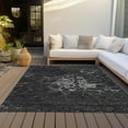 thumbnail image 6 of Addison Rugs Chantille Indoor/Outdoor Transitional Modern Charcoal Washable Rectangle Rug, 10' x 14', 6 of 6