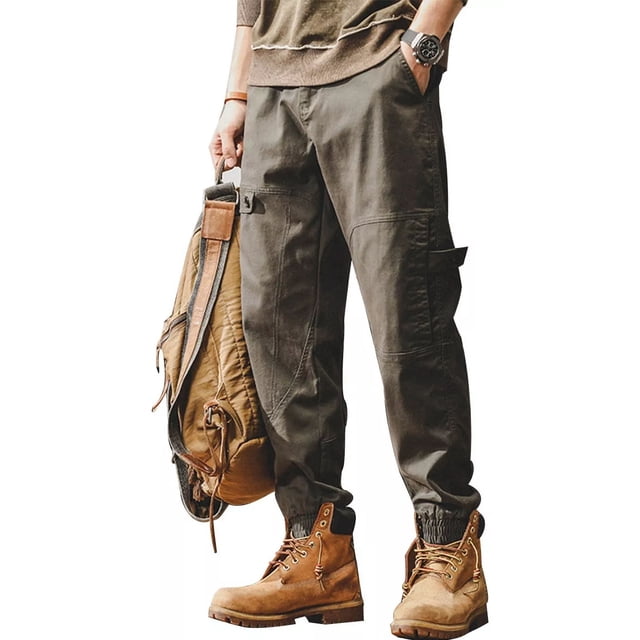 Pantalones Jogger Hombre Cargo Pantalón Casual Estilo Hiphop