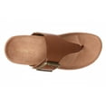 thumbnail image 3 of Vionic Women's Emma Toe Post Sandal Tan Leather 7.5M, 3 of 9