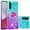 Blue Purple, variant on Slim Fit Phone Case for Samsung Galaxy A14, Bling Shiny Quicksand Effect TPU Bumper Case with Four Corners Heavy Protection Anti-Fall Cover for Samsung Galaxy A14 5G/4G,Pink Blue