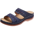 thumbnail image 2 of KAQ Sandals for Women Wedge Shoes Slip On Wide Width Sandals for Women Orthopedic Sandals for Women Arch Support Slides Sandals Comfortable Lightweig, 2 of 9
