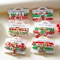 thumbnail image 4 of Top-keivon Christmas Beaded Bracelet - Santa Claus, Snowflakes, Red & Green Beads - Stackable Holiday Party Jewelry for Christmas, New Year's Bracelet, 4 of 11
