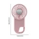 thumbnail image 3 of Handheld Fan Rechargeable With 3 Speed Adjustable Low Noise Cools Hand Helds Fan-Personals Mini Fan With Carabiner For Outdoor Travelling Indoor Office Home, 3 of 7