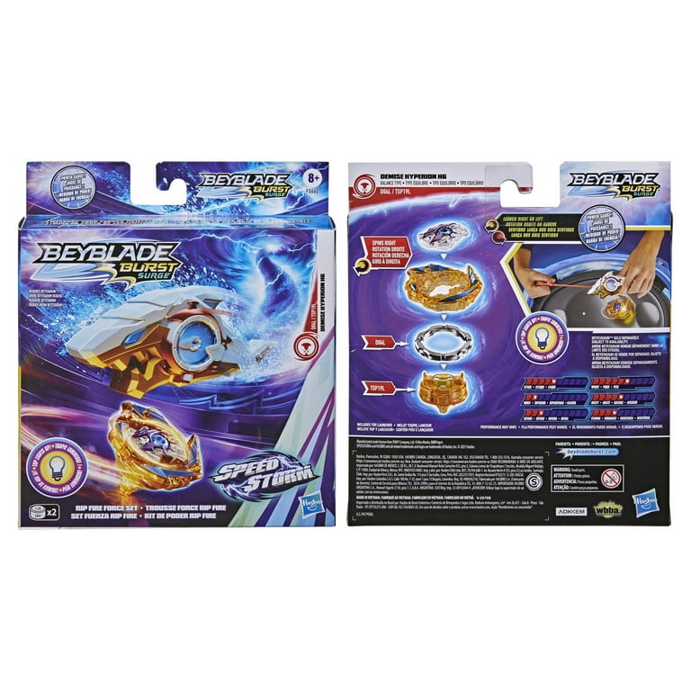 Beyblade Burst Surge Speedstorm Rip Fire Force Set with Light-Up