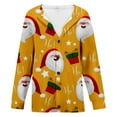 thumbnail image 4 of Xmyrz Christmas Jackets For Women Button Down Cardigan Jacket Winter Vacation Casual Trendy Long Sleeve Print Women'S Coats Outerwear Jacket, 4 of 4