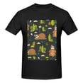 thumbnail image 4 of Bingfone Funny Sloths In The Forest Men'S Loose Fit Short-Sleeve Pocket T-Shirt, 4 of 7