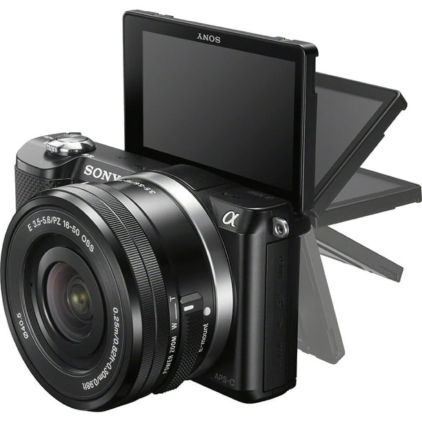Sony Alpha a5000 ILCE-5000L/B 20.1 MP SLR Camera(Black