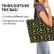 thumbnail image 2 of Balery Pineapple Bolsa Tote Estilo Estético con Cremalleras, Bolsa de Hombro, Bolsa de Compras Grande y Plegable, 2 of 8