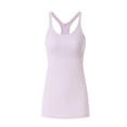 thumbnail image 1 of Chaleco de yoga largo básico de primavera y verano para mujer, ropa deportiva para correr y fitness con almohadilla para el pecho, parte superior cruzada con espalda en I para mujer, 1 of 6
