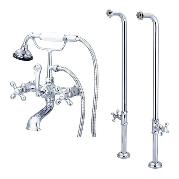 Freestanding Clawfoot Tub Faucet with Handshower