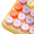 thumbnail image 3 of Calculatrice colorée à clavier mécanique, calculatrice de bureau électronique pour la maison, l'école et le bureau, jaune, 3 of 4