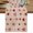 Red Beige, variant on Happy Valentine's Day Cotton Linen Table Runner for Dining Kitchen, Red Love Hearts Watercolor Wedding Outdoor Party Tablerunners Decoration, Dresser Scarf Coffee Tablecloth Runners 13x36 Inches