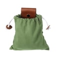 thumbnail image 3 of Bolsa de lona plegable con cordón para recolectar frutas, ideal para acampar y hacer senderismo. verde, 3 of 8