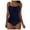 Z1-Navy, variant on vigerkar Tummy Control Swimsuits for Women One Piece Bathing Suit Retro Ruched Push Up Vintage Padded Swimwear , L