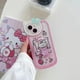 thumbnail image 1 of Funda de teléfono de dibujos animados de Hello Kitty para iPhone 14, 13, 12, 11 Pro Max, Xs, Xr, funda con espejo de maquillaje para niñas, 1 of 4
