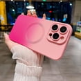 thumbnail image 4 of iPhone 14 Pro Max Case Magnetic Case, Cute Gradient Color Clear Case, Compatible with MagSafe for Women Girls Soft TPU Shockproof Camera Protective Back Cover-Hot Pink, 4 of 10