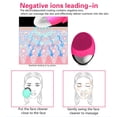 thumbnail image 4 of stanreset Deep Cleaning Electric Face Silicone Face Cleaning Brush With Wireless Charging Base Green, 4 of 6
