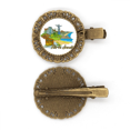 thumbnail image 1 of Barrette Peinte à la Main Brésil Rio de Janeiro Épingle à Cheveux Broche Pince à Cheveux, 1 of 3