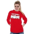 thumbnail image 4 of Softball Mom Proud Sports Mother Women's Long Sleeve T Shirt Brisco Brands S, 4 of 5