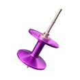 thumbnail image 3 of Carrete de pesca Carrete de aluminio Carrete de rodamiento modificado Carrete de lanzamiento largo Violeta, 3 of 9
