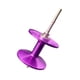 thumbnail image 3 of Carrete de pesca profundo, ligero, para reinstalar en casa, de aluminio, con rodamientos de bolas Violeta, 3 of 8