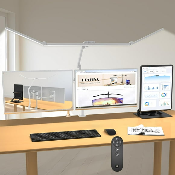 Lámpara de escritorio EPABINA Ultra Bright de 36 W con pinza de 120 cm con mando a distancia