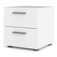 thumbnail image 3 of Tvilum Canada 3 Piece Bedroom Set with 2 Dressers and a Nightstand in White, 3 of 31