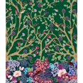 thumbnail image 1 of Soimoi Velvet Fabric Dry Tree,Leaves & Flower Panel Printed Fabric 1 Yard 58 Inch Wide, 1 of 1