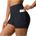 thumbnail image 2 of Neewe Biker Shorts Women Tummy Control Workout Shorts Women with Pockets High Waisted Yoga Running Gym Spandex Compression, 2 of 9