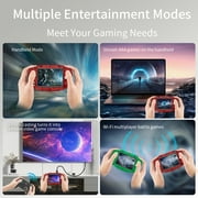 Anbernic RG34XX Handheld Game Consoles,32+64G Card,3500mAh Battery,Support HD TV Output red