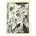 thumbnail image 2 of Beardsley, Aubrey 19x24 White Modern Wood Framed Museum Art Print Titled - Dreams 1902, 2 of 4