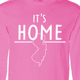 thumbnail image 4 of Inktastic It's Home State of New Jersey Outline Long Sleeve T-Shirt, 4 of 5