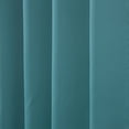 thumbnail image 3 of Quality Home Basic Thermal Blackout Curtains - Stainless Steel Nickel Grommet Top - Teal (Set of 2 Panels), 3 of 3