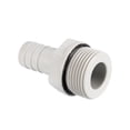 thumbnail image 3 of Uxcell Hose Barb Fitting 15mm Barbed G3/4 Male Thread, 1 Pack Pipe Connector, Grey, 3 of 6