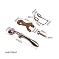 thumbnail image 2 of EeaseCA 1 Set 47.8mm Trumpet Water Key Spit Springs Screws Water Key Holders Small Rumpet Repair Parts CB99, 2 of 7