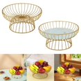 thumbnail image 1 of Cestas de frutas de hierro metal perfecl Soporte para pasteles Contenedor 25cm, 1 of 8