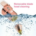 thumbnail image 2 of YAHHU Portable USB Lipstick Shaver Electric Eyebrow Remover Facial Hair Trimmer Shaving Tool, 2 of 10