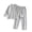 Grey, variant on YunPes Boys Ribbed Loungewear Set Notch Collar Long Sleeve Shirts Loose Fit Pants Kids Spring/Fall Soft Textured Outfits